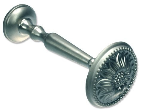 Interdeco Raffhalter/Schalhalter in Chrom matt Blume