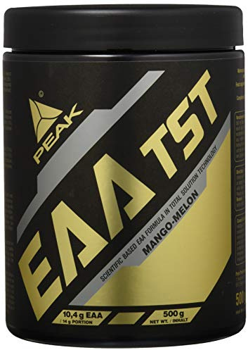 EAA - TS-Technology - 500g Geschmack Mango Melon I Pulver I alle essentiellen Aminosäuren I Muskelaufbau I schnell resorbierbar I vegan I B - Vitamine