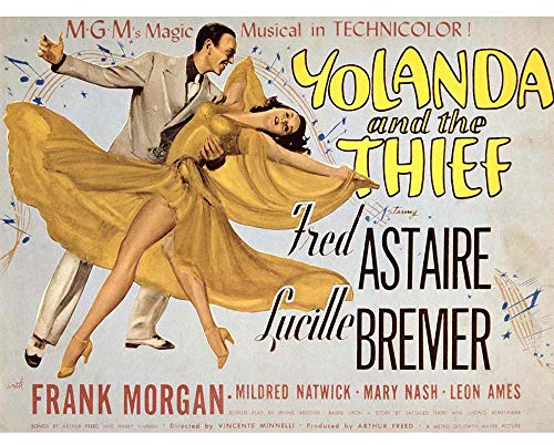 Wee Blue Coo Advertising Movie Film Musical Yolanda Thief Bremer Astaire Art Print Poster Wall Decor Kunstdruck Poster Wand-Dekor-12X16 Zoll