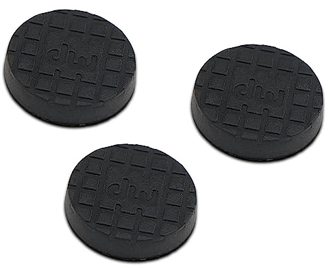DW SP2225 Swivel Pad, 3 Pack - Trommelpad, Schwenkpad - Schwarz - Kunststoff - Holz - 3x DW SP2225 Swivel Pad