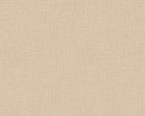 Plain Wallpaper Versace 2 Non-Woven Wallpaper 10.05 m x 0.70 m Beige Made in Germany 962332 96233-2