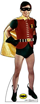 Cardboard People Advanced Graphics Pappaufsteller im Stil der 60er Jahre Batman und Robin TV-Serie One Size Spatz
