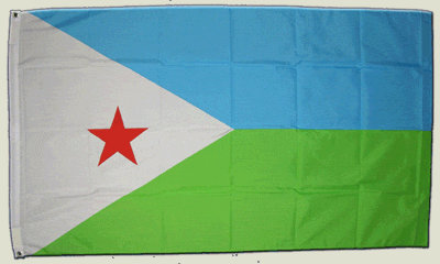 Flagge Dschibuti - 90 x 150 cm [Misc.]