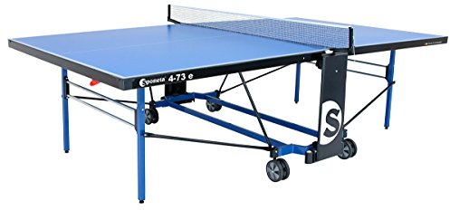 Tischtennisplatte: Sponeta Expertline Kompaktes Outdoor S4–73e – Blau