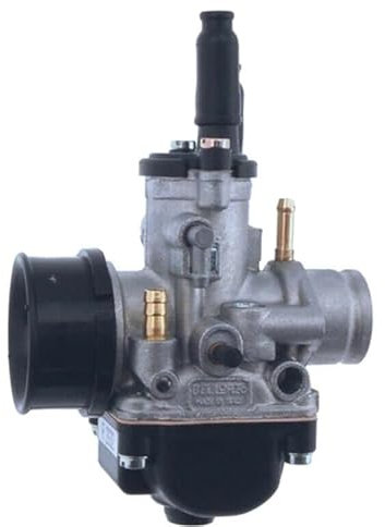one by Camamoto carburatore dellorto (cod. 77110280 (PHBG 21) booster/nitro/aerox / am6 per motori minarelli aria manuale/con attacco depressione e miscelatore)