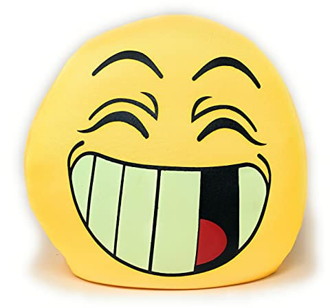 Tache Home Fashion CRZYELLOW Oopsy Daisy Ausdrucksstarkes Mikroperlen-Gesichtskissen