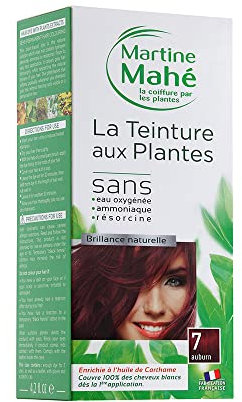 Martine Mahé Teinture aux Plantes 3 Applications 125 ml N°7 Auburn