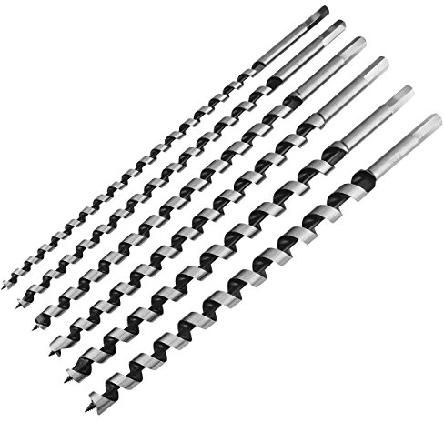 YATO YT-3299 6-teiliges Schlangenbohrer-Set für Holz, 10-20 mm