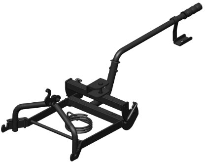 Berg Hebevorrichtung vorne XL | Robustes Pedal-Gokart Zubehör | Multifunktional mit Schieber, Palettengabel, Ladeschaufel | Spiel & Arbeit | Gokart Zubehör | Für BFR, BFR-3, XXL, E-BFR Rahmen