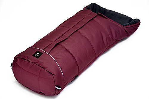 Best For Kids Fußsack Prinz Winterfußsack für Kinderwagen mit Antirutsch Material Super Qualität (Bordo-Schwarz)
