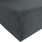 Erwin Müller Spannbettlaken Freising Elasthan-Jersey-Stretch - dehnbar, antipilling, bügelfrei, Rundumgummi - anthrazit Größe 80x200 cm - 80x220 cm