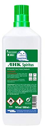 Brennspiritus Spiritus geruchsfrei Premium AHK Bioalkohol Made in Germany (2 Stück)