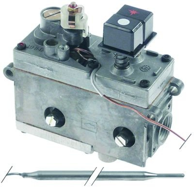Sit Gas Termostato MINISIT 710 Max. Temperatura 190 °C para MBM de Italia 110 – 190 °C Gas Entrada 1/2 'Gas salida 3/8'
