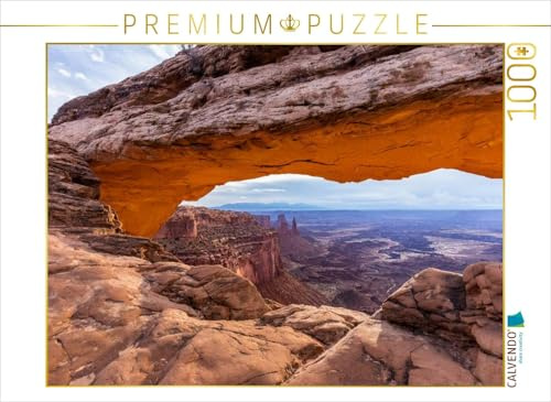 CALVENDO Puzzle Mesa Arch - Canyonlands National Park | 1000 Teile Lege-Größe 64 x 48 cm Foto-Puzzle für glückliche Stunden