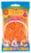 Hama Perlen 207-38 Bügelperlen Beutel mit ca. 1.000 Midi Bastelperlen mit Durchmesser 5 mm in Neon Orange, kreativer Bastelspaß für Groß und Klein