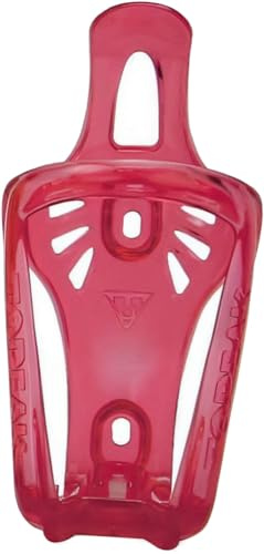 Topeak Mono Cage CX Fahrrad-Trinkflaschenhalter, transparent, Rot