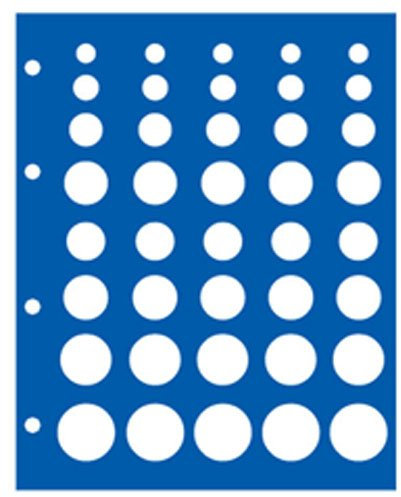 SAFE 7842 für 5 Sätze DM-Kursmünzen 1 Pfennig bis 2 DM | Inkl. blauem Karton-Zwischenblatt