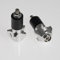 Bar Ends Lenkergewichte Runde Universal Motorrad Roller Mofa 17mm A-Pro Chrome