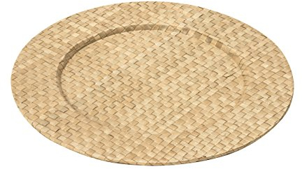 Premier Housewares Pandanus Charger Plate - Light Natural