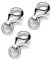 My-Bead 3 Stück Karabinerverschlüsse 13mm 925 Sterling Silber nickelfrei Karabiner 3mm Bindering basteln DIY