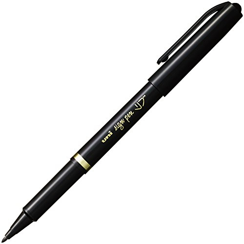 Uni-ball Sign Pen MYT7 N Felt-Tip Pens Pack of 10 Black