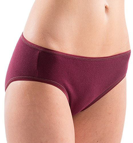 HERMKO 1031 Damen Midi Slip aus 100% Bio-Baumwolle, Unterhose ab Fabrik