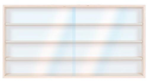 Alsino V-90.4A Vitrine Spur HO & N Regal H0 90 cm 4 Fächer mit Nuten