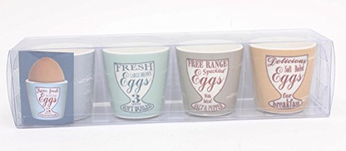 Martin Wiscombe CFJ92TG Specialist Egg Cup Set, Assorted, Set of 4