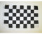 AZ FLAG - Drapeau Damier noir et blanc - 45x30 cm - Pavillon À Damiers - Course Automobile - Formule 1 100% Polyester Avec Deux Cordelettes - 20g