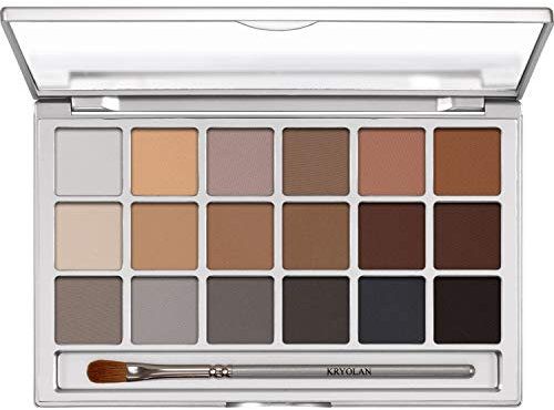 Kryolan Tavolozza Ombretto Variety con 18 colori (20g), V3