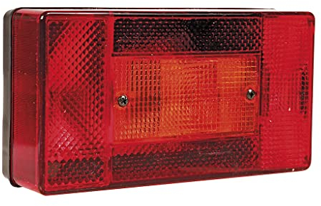 OROK Rückleuchte 5-funk. für Anhänger 188 x 100 x 54 mm, Rot, Universell für links/rechts einsetzbar