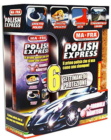 Ma-Fra Polish Express Reinigungsmittel Poliermittel, glänzend, 250 ml