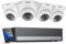 ANNKE E200 Security Camera System, 3K Lite 5-in-1 H.265+ 8CH eDVR with 1TB eSSD and (4) HD 1080P CCTV Dome Cameras, AI Human & Vehicle Detection, Smart Color Night Vision