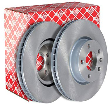 febi bilstein 04848 Brake Disc Set (2 Brake Disc) front, internally ventilated, No. of Holes 5