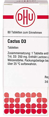 DHU Cactus D3 Tabletten, 80 St. Tabletten