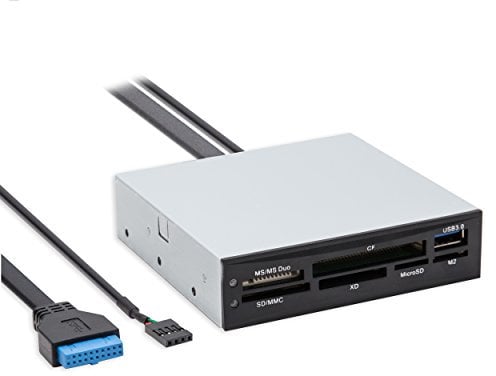 Connectland LECT-MUL-INT-R305 Lecteur de Carte mémoire Interne 3,5 Gris