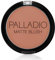 Palladio Matte Blush, lässt sich sanft auf die Wangen auftragen, weicher matter Look und gleichmäßiges Finish, makellose samtige Abdeckung, Chic