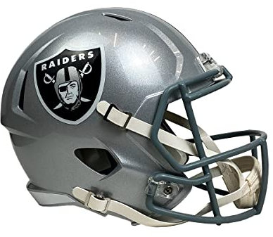 Riddell Unisex-Erwachsene Helm NFL Las Vegas Raiders Replica Speed Fußballhelm, Team-Farbe, Einheitsgröße