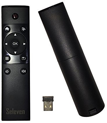 Seleven 2.4G Universal Remote Control USB Wireless Remote Control for Android TV Box IPTV HTPC Mini PC Windows Mac OS Lilux