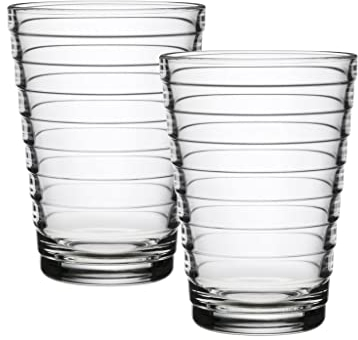 Iittala 003007SET Aino Aalto Becher 33 cl, 2-er Set, klar