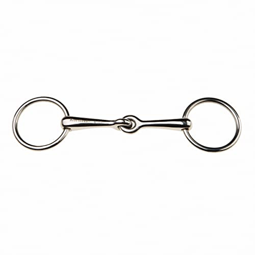 Korsteel Stainless Steel Weymouth Loose Ring Bradoon Snaffle Bit