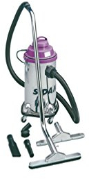 Aspirateur industriel sans sac Pro cuve inox Eau et Poussières JET30 SIDAMO