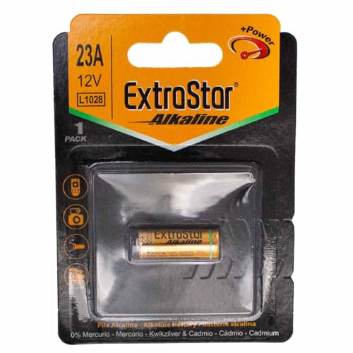 EXTRASTAR 1 Batteria PILA 23 A LR A23 LRV08 MN21 K23A L1028 ALCALINA 12 V