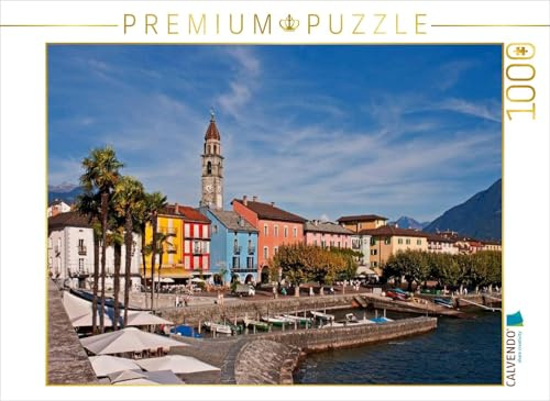 CALVENDO Puzzle EIN Bild aus dem Kalender Tessin - Schweiz | 1000 Teile Lege-Größe 64 x 48 cm Foto-Puzzle für glückliche Stunden