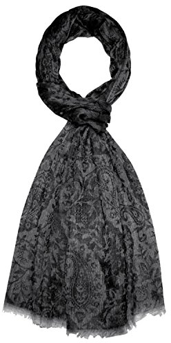 Lorenzo Cana Herren Pashmina Kaschmirschal 100% Kaschmir jacquard gewebt Paisley Muster Schal Schaltuch Kaschmirtuch Kaschmirpashmina