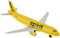 Daron Spirit Airlines einziger Druckguss Ebene