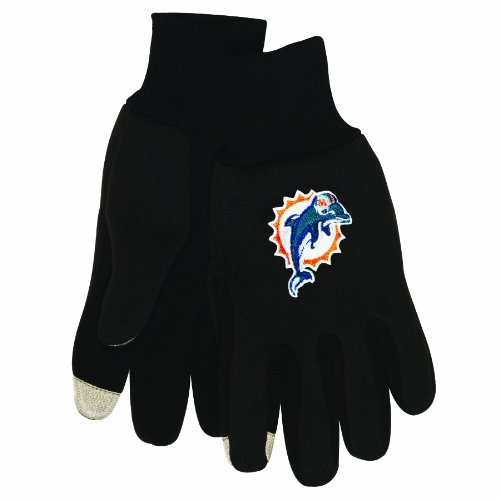 WinCraft Miami Dolphins Technology Touch-Screen NFL Gloves