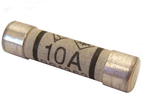 All Trade Direct 5 X 10 Amp 10A Domestic 240V British Standard Household Mains Plug Fuse Electrical Cartridge Fuses