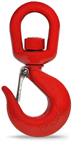 Seilwerk STANKE LASTHAKEN ÖSE drehbar 3000kg verzinkt Sicherheitshaken Haken Kettenhaken Forsthaken für Forstkette