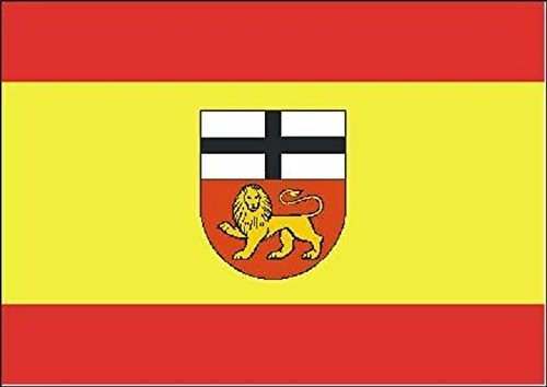 U24 Aufkleber Bonn Flagge Fahne 12 x 8 cm Autoaufkleber Sticker